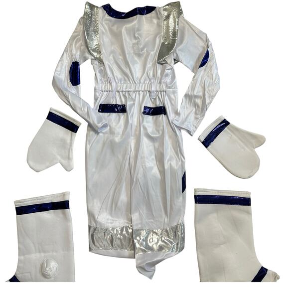 Spunky Space Cadet Astronaut Child's Kids Halloween Costume Silver Age 3-4 - Picture 8 of 8